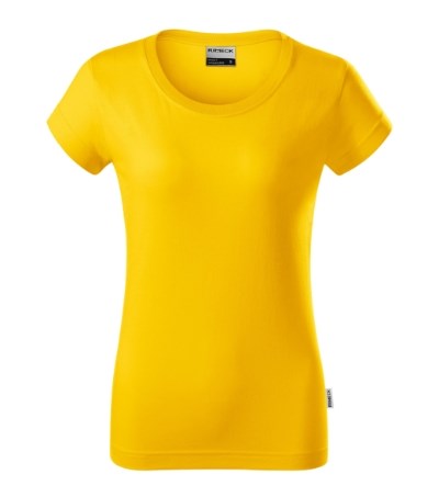 T-Shirt Damen Resist gelb 04 (brand label)