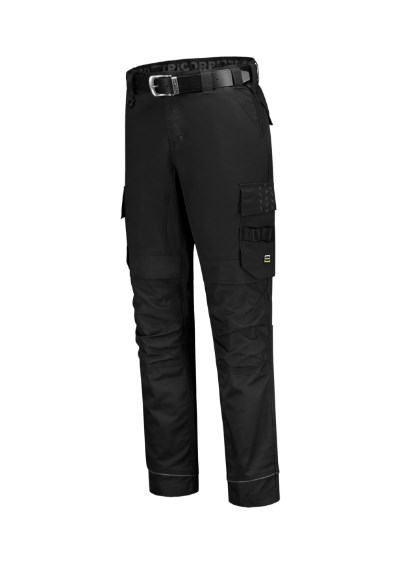 Arbeitshose unisex Work Pants Twill Cordura Stretch schwarz