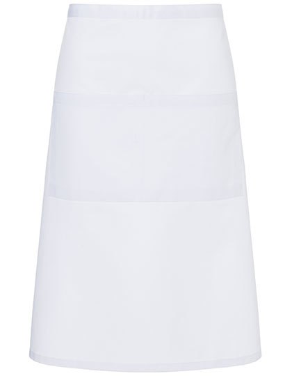 Karlowsky - Bistroschürze Basic mit Tasche - White