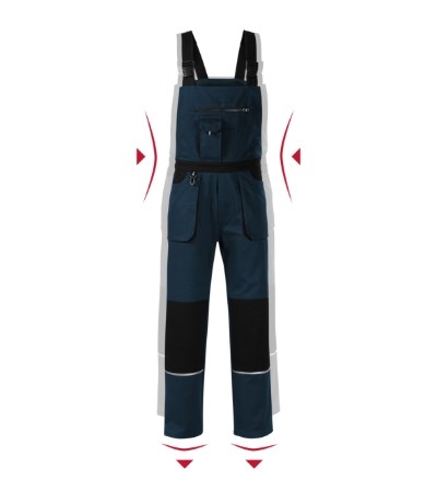 Arbeitslatzhose Herren Woody marineblau