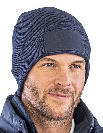 Result Genuine Recycled - Recycled Double Knit Printers Beanie