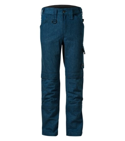 Arbeitsjeans Herren Vertex heller Jeansstoff